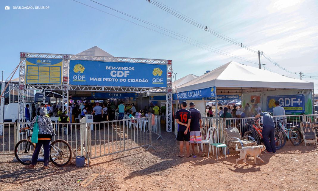 Santa Luzia recebe GDF Mais Perto do Cidadão com serviços públicos, cultura e solidariedade