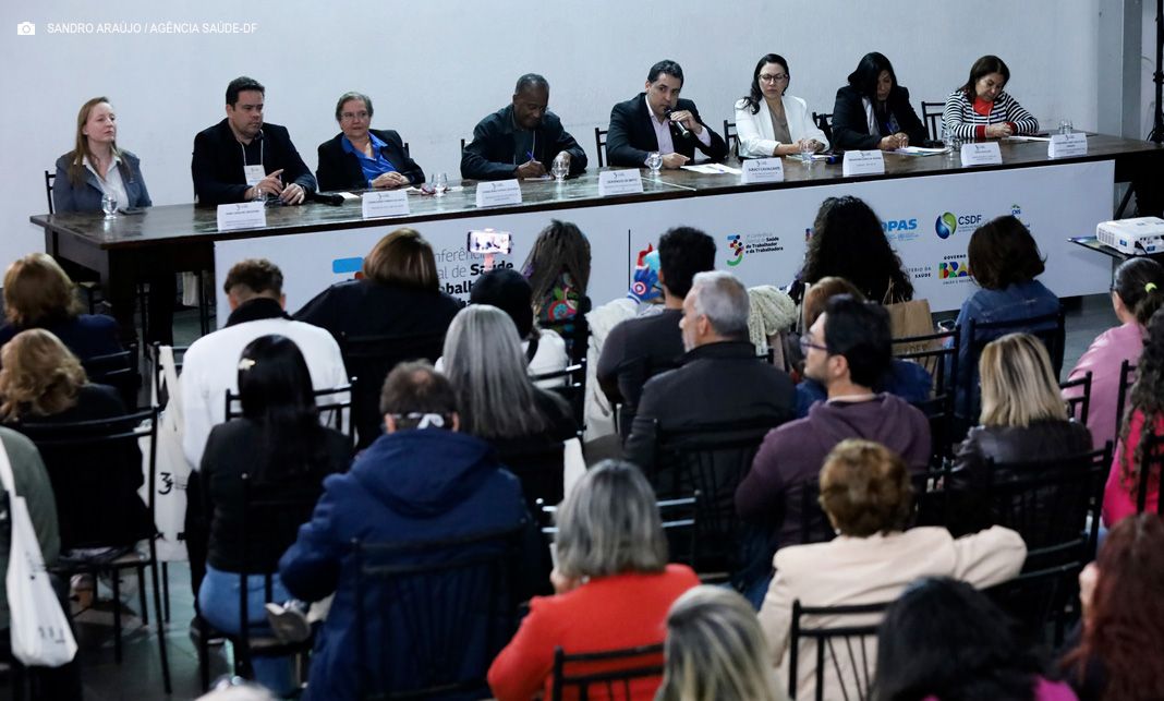 Conferência debate saúde do trabalhador e aponta caminhos para políticas públicas no DF