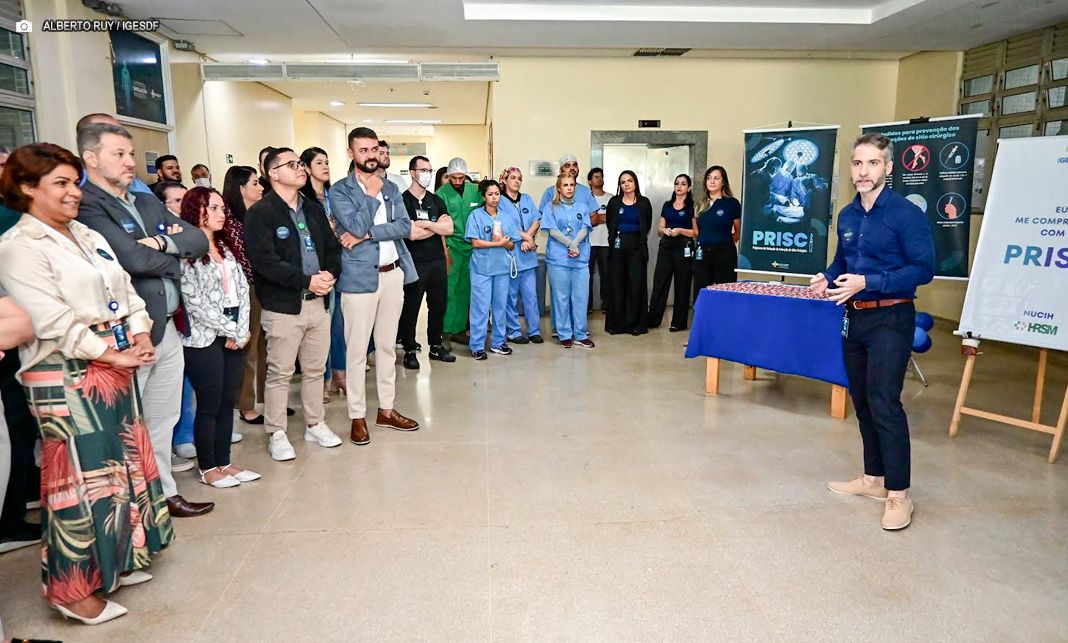 IGESDF estende programa para reduzir infecções em cirurgias para o Hospital de Santa Maria