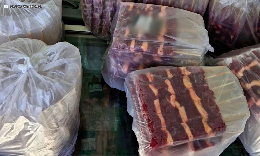 Fiscalização: Mais de uma tonelada de carne clandestina é apreendida em Samambaia