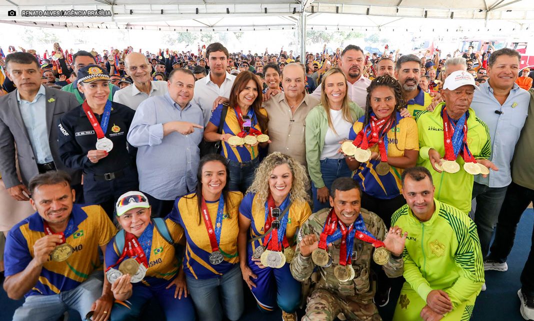 GDF homenageia forças de segurança por desempenho nos Jogos Mundiais de Policiais e Bombeiros