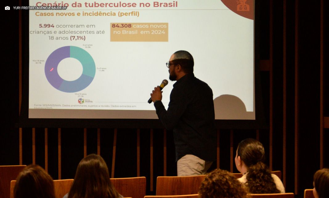 Servidores da Saúde do DF aprendem sobre manejo da tuberculose em crianças e adolescentes