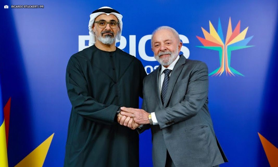 BRICS: Lula aborda investimentos e mudança do clima com príncipe herdeiro de Abu Dhabi