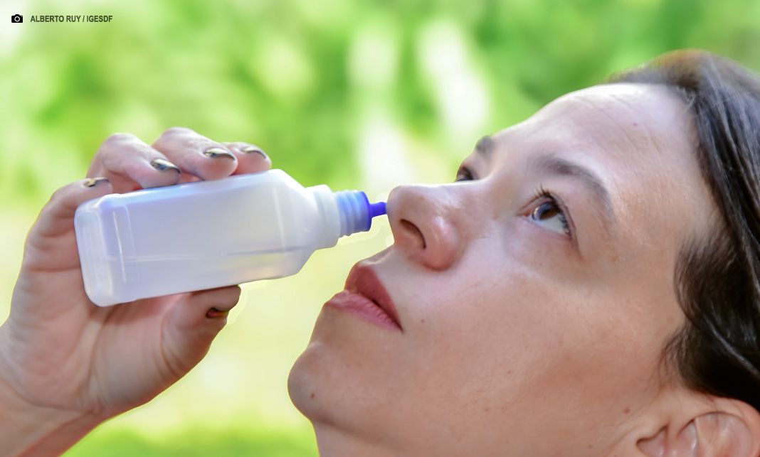 Ar seco agrava problemas respiratórios e exige atenção redobrada com olhos, nariz e boca