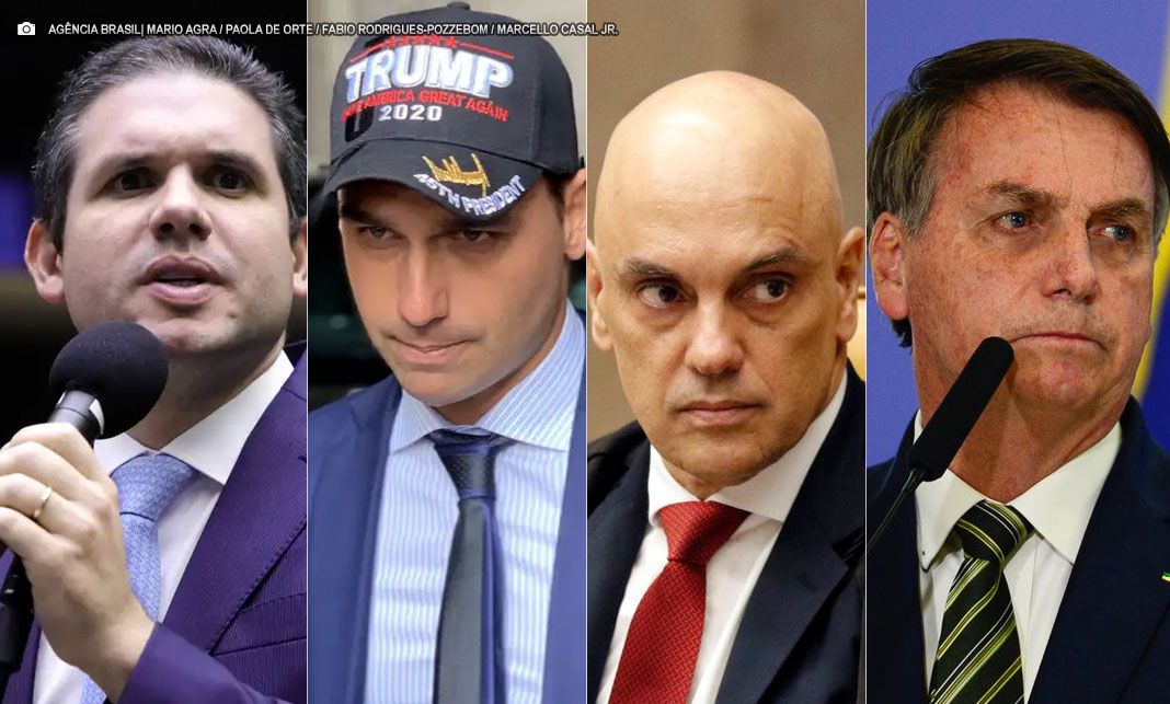 Eduardo Bolsonaro enfrente processo de cassação, enquanto o pai tem julgamento agendado para 2 de setembro