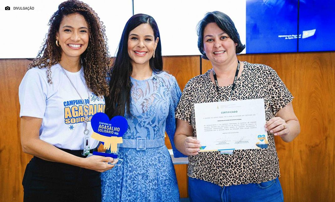 Saúde do DF é homenageada em solenidade da Campanha do Agasalho 2025
