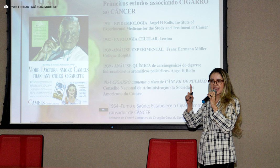Ciclo de palestras da SES-DF debate câncer de pulmão