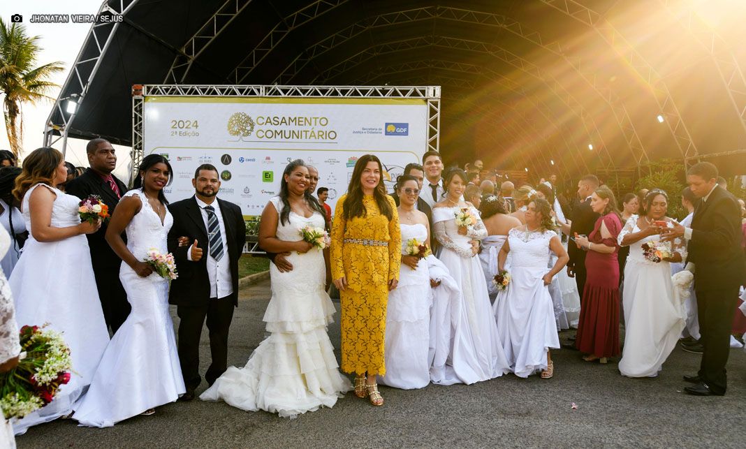 Casamento Comunitário do DF celebra a ‘Primavera com Amor’ em setembro