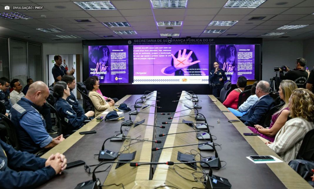 Copom Mulher celebra um ano de combate à violência doméstica no DF