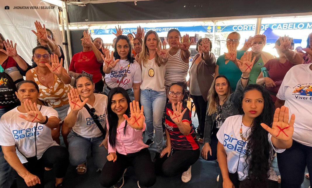 GDF Mais Perto do Cidadão leva serviços e ações de conscientização contra a violência de gênero em Planaltina