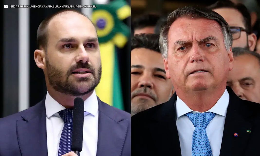 PF revela atrito familiar entre Jair e Eduardo Bolsonaro em meio a tentativa de acirrar crise entre EUA e Brasil para garantir anistia