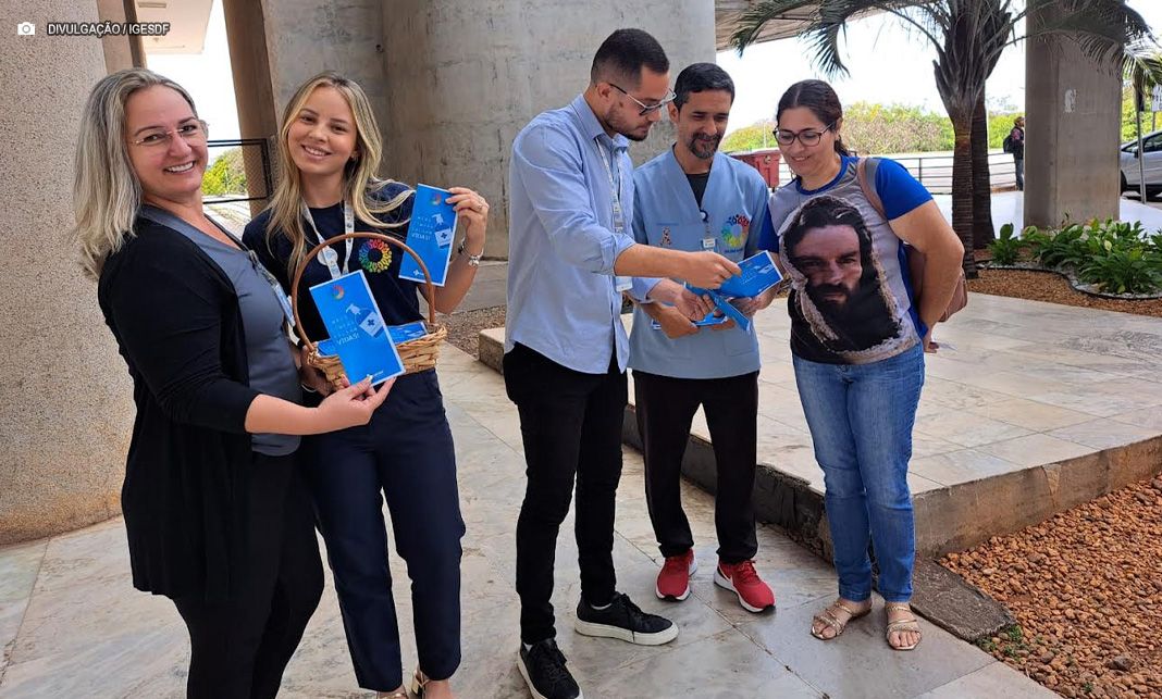 No Dia Nacional da Saúde, Hospital de Base promove campanha sobre higienização das mãos