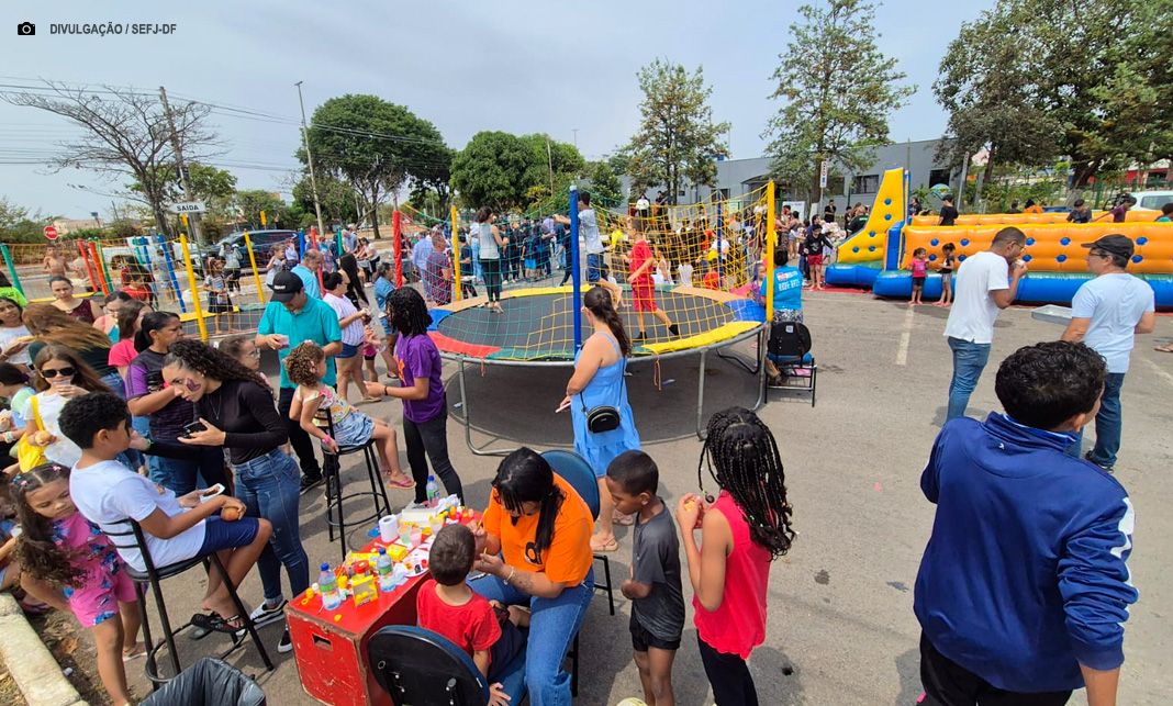 Programa Família em Ação promove dia de lazer em 12 regiões administrativas do DF