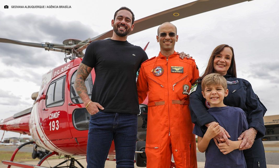 Resgate aéreo do Corpo de Bombeiros salva vidas em menos de 20 minutos no DF