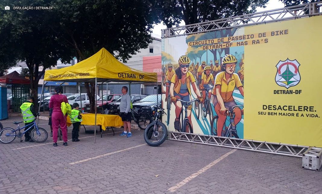 Detran-DF promove passeio ciclístico no Riacho Fundo II neste domingo ()
