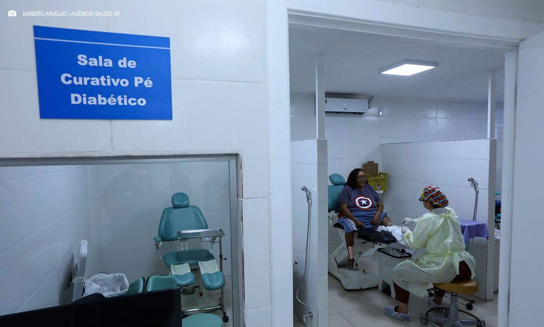 Policlínica do Gama oferece tratamento para pé diabético