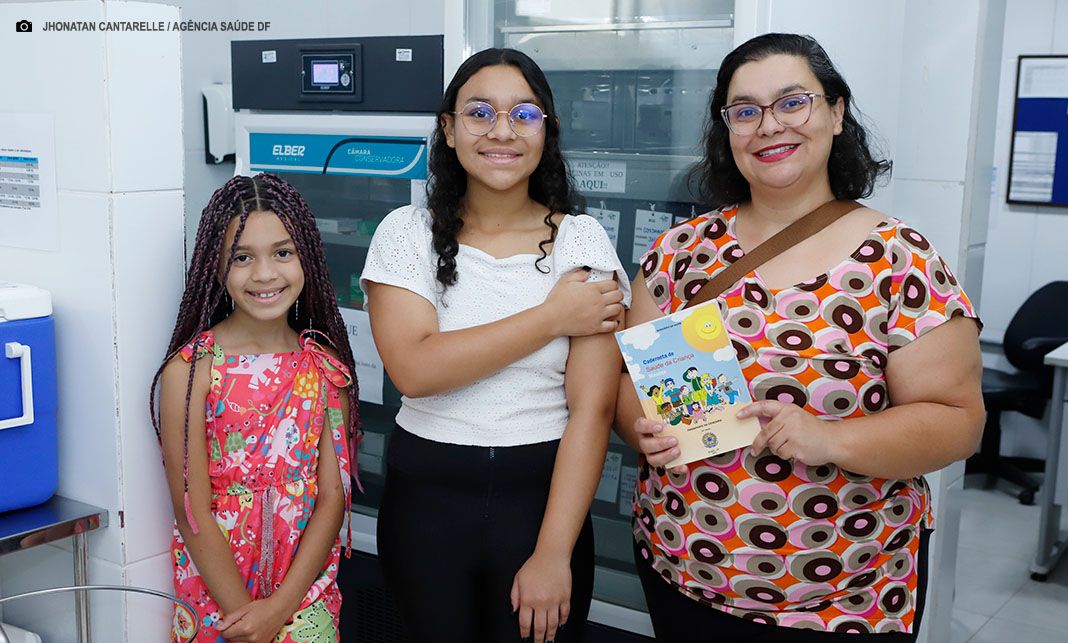 Saúde convoca pais e jovens para vacinação contra o HPV no DF