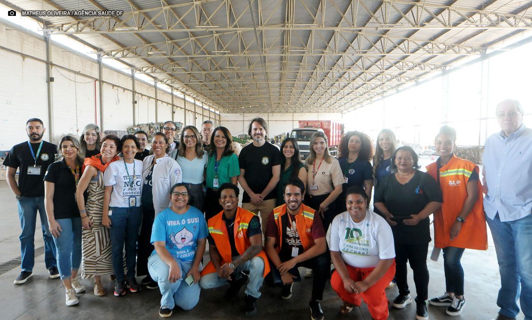 Ação de saúde leva vacinas e cuidados a catadores de materiais recicláveis no DF