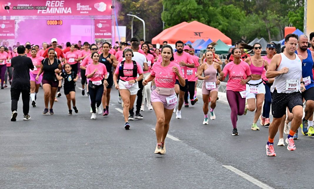 Corrida da Esperança colore a Esplanada em apoio a pacientes com câncer
