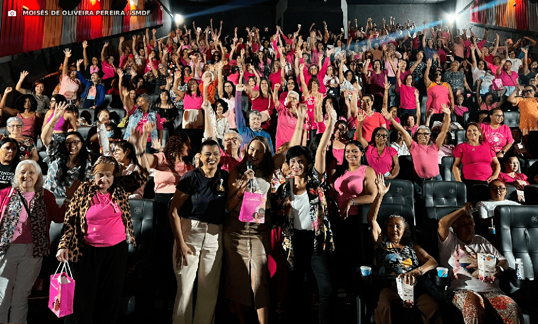 Projeto Realize com Pipoca leva 300 mulheres ao cinema