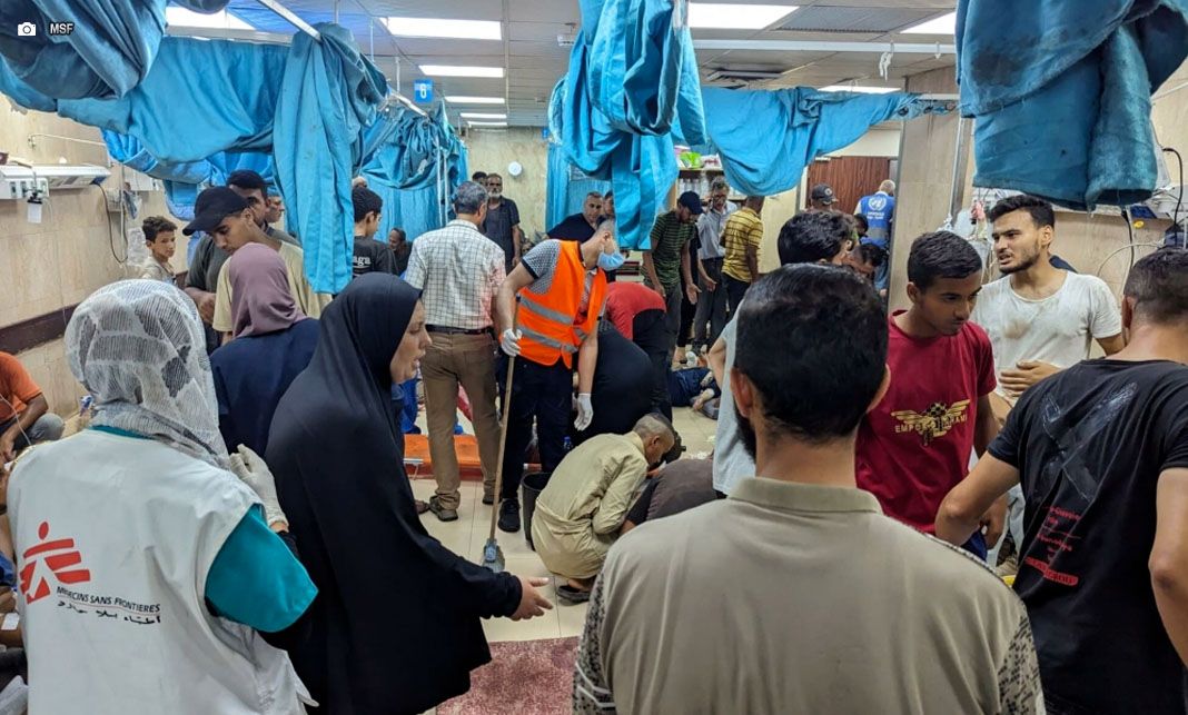 Mais de um milhão de pessoas vivem em condições precárias no sul da Faixa de Gaza, alerta Médicos Sem Fronteiras