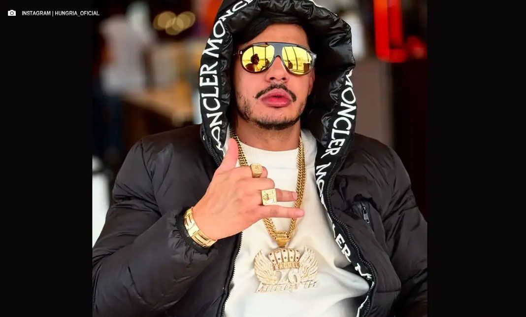 Rapper Hungria é internado em Brasília com suspeita de intoxicação por metanol