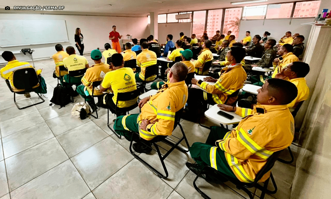 Curso prepara profissionais para resposta rápida a incêndios no Distrito Federal