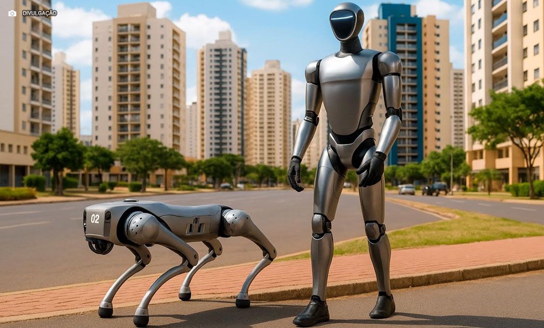 Projeto piloto de IA deve levar robôs humanoides e quadrúpedes às salas de aula no DF