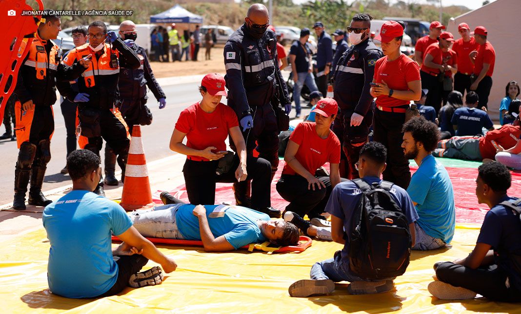 SAMU: Aeroporto de Brasília sedia simulado de acidente aéreo nesta quarta (8)