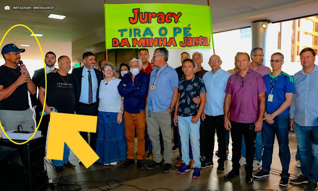 Combate de mosquito da dengue? Servidor da SES-DF, em estágio probatório, falta ao trabalho para participar de manifestação de sindicato de outra categoria