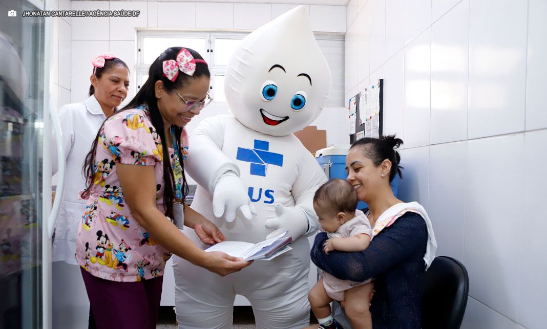 Campanha de multivacinação no DF mira pólio, sarampo e HPV