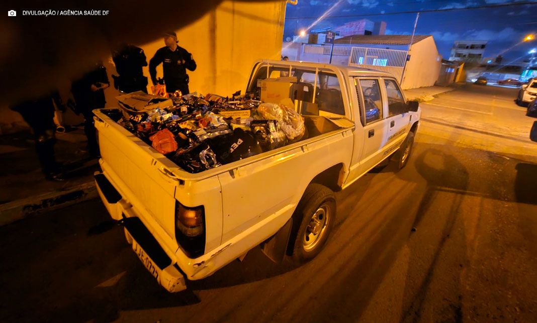 Vigilância Sanitária apreende uma tonelada de mercadorias no Riacho Fundo II