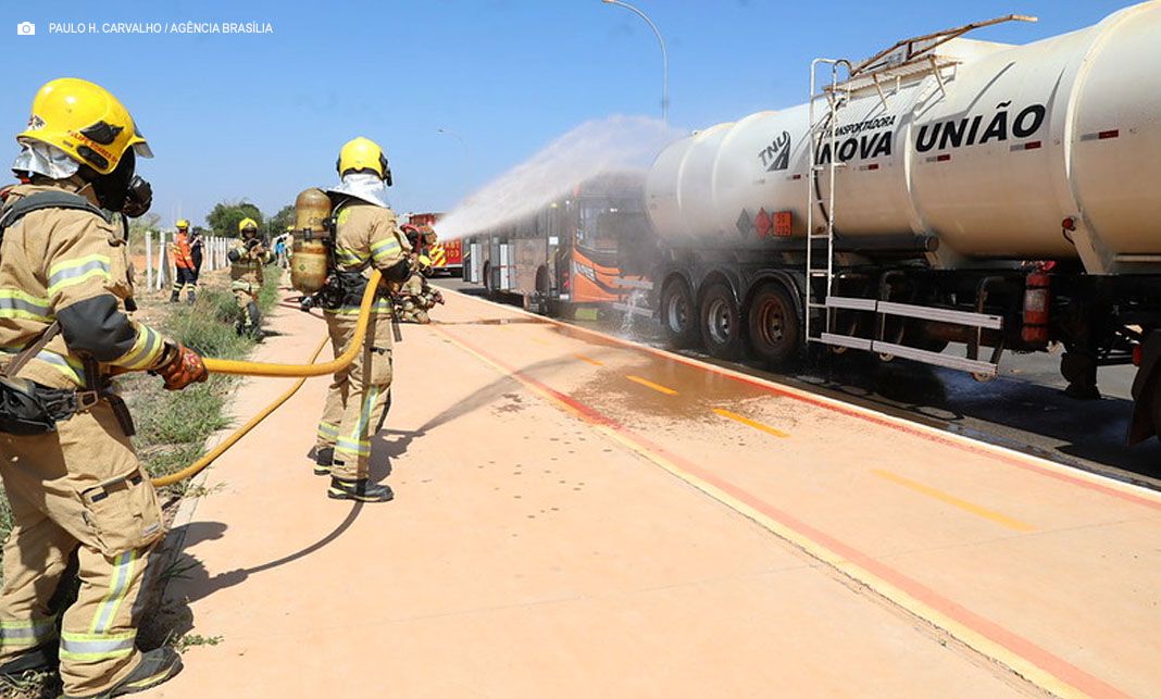 Forças de segurança do DF participam de simulação para emergências