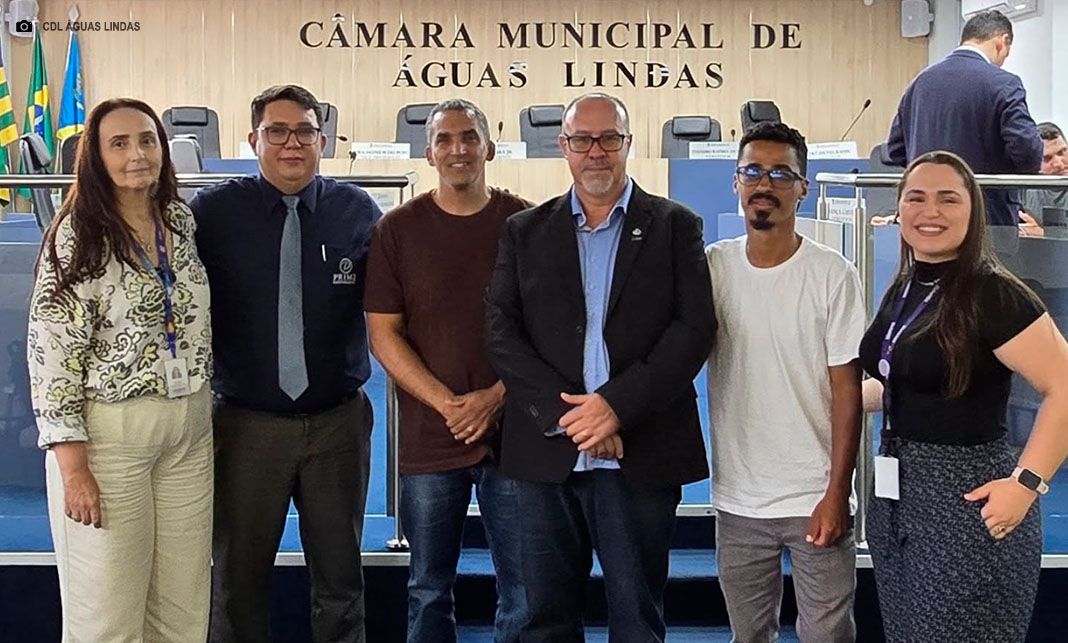 Câmara de dirigentes lojistas de Águas Lindas de Goiás agradece contribuição em audiência sobre fiação