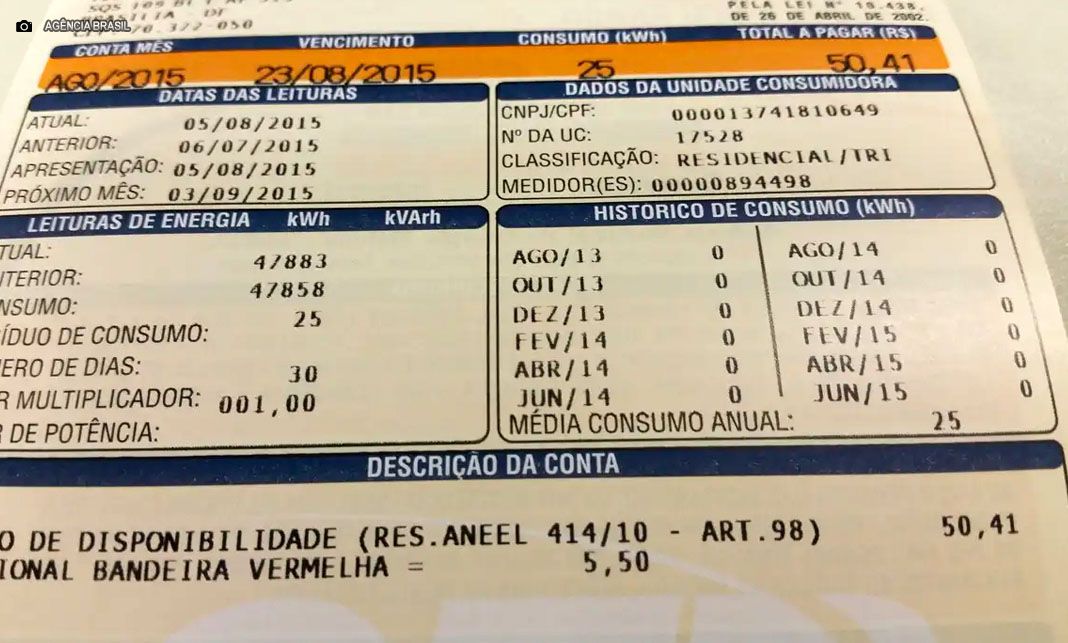 Consumidor deve pagar menos na conta de luz em dezembro