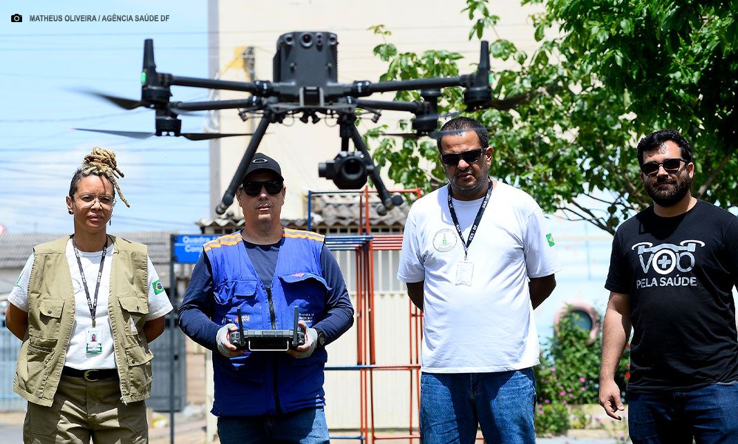 Drones intensificam mapeamento do mosquito da dengue no DF