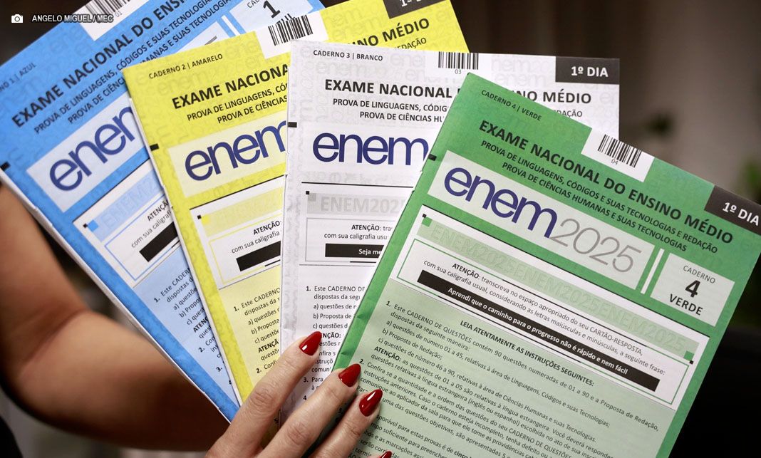 Inep divulga gabarito do primeiro dia do Enem 2025 para consulta de candidatos
