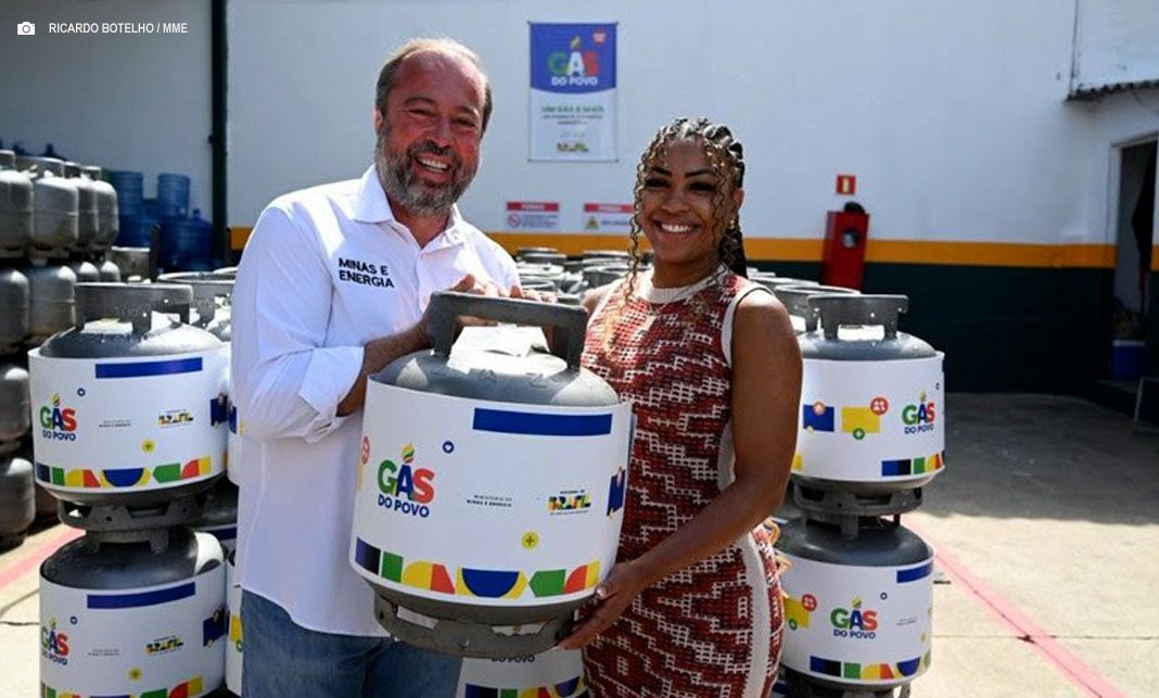 Programa Gás do Povo inicia recarga gratuita de botijão para 1 milhão de famílias