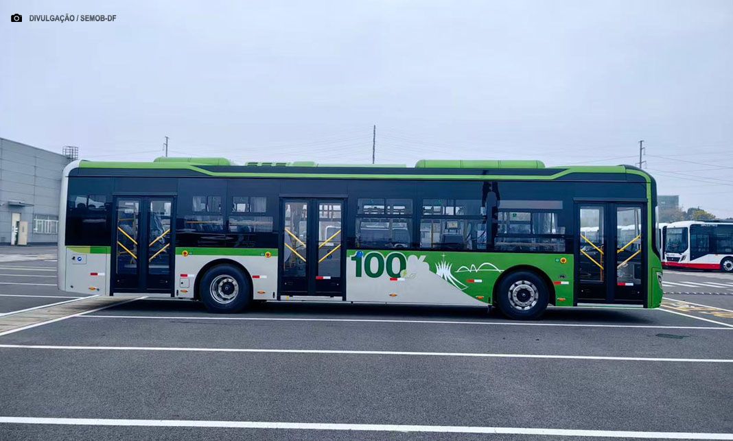 Distrito Federal deve ampliar frota de ônibus elétricos a partir de março de 2026