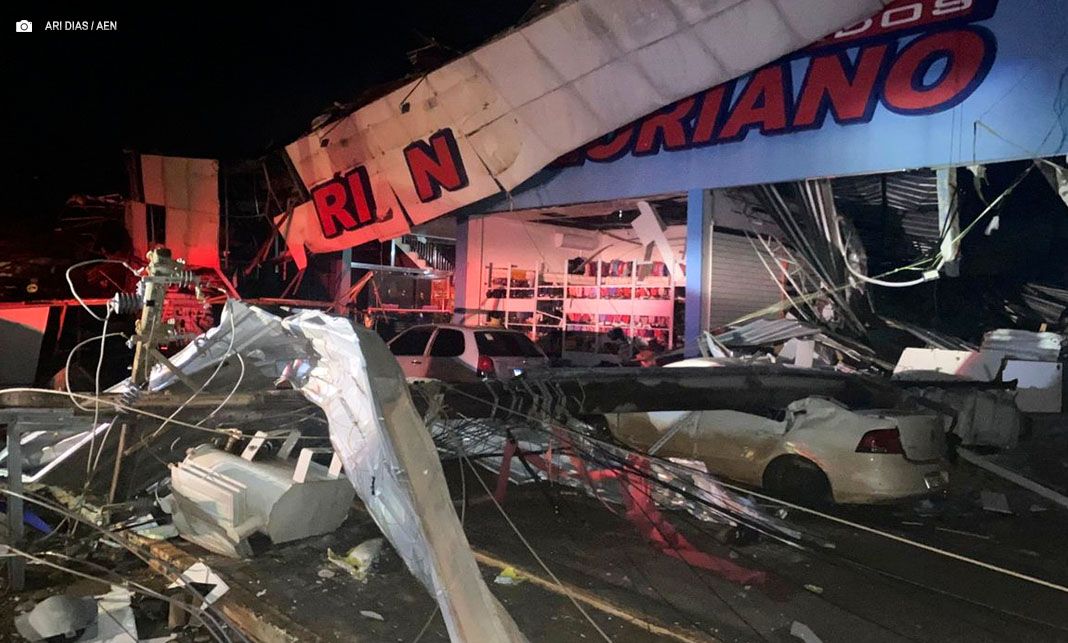 Alteração climática deve intensificar tornados no Brasil