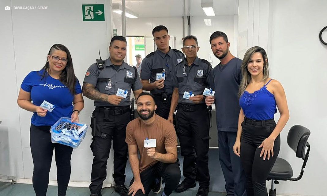 UPA de Samambaia promove ação de conscientização sobre saúde do homem no Novembro Azul