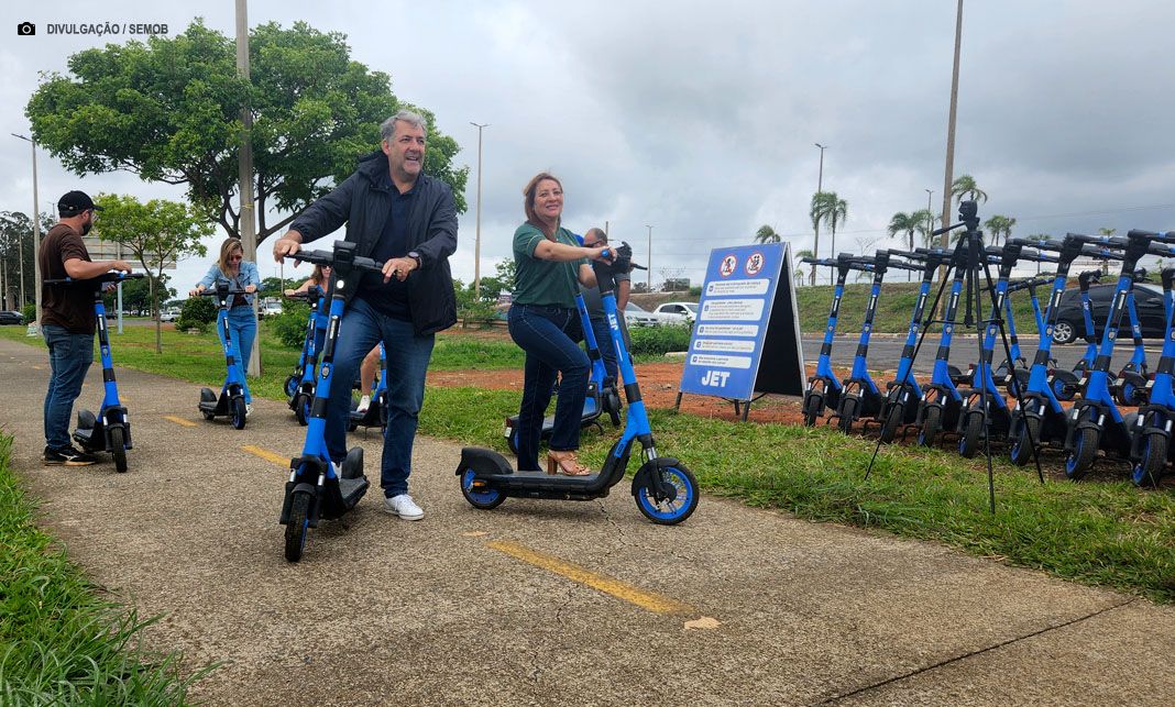 Gama adere ao sistema de patinetes compartilhados no DF