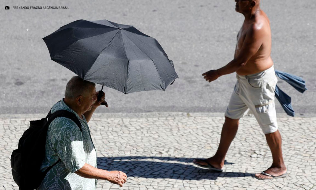 Calor de 40°C provoca média de 450 atendimentos diários em unidades de saúde do Rio