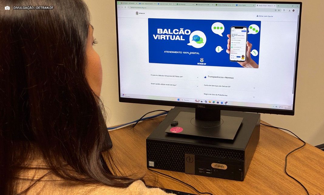 Detran-DF lança Balcão Virtual para ampliar atendimento digital ao cidadão