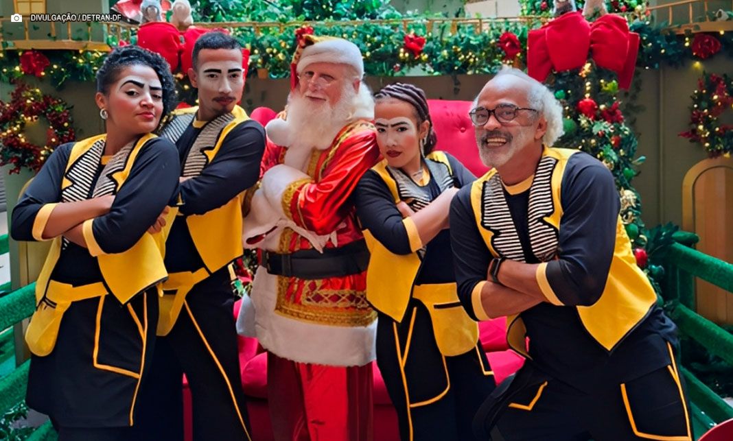 Ações de Natal e educação no trânsito do Detran-DF alcançam 3,6 mil pessoas