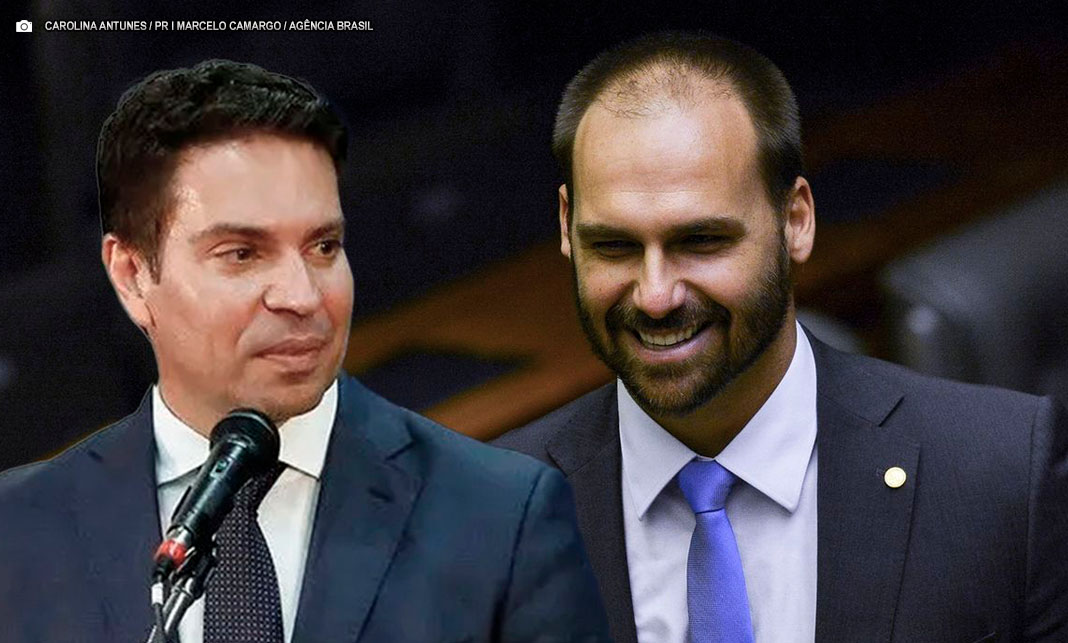 Câmara dos Deputados oficializa cassação de Eduardo Bolsonaro e Ramagem