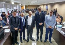 Ibaneis apresenta novo presidente do BRB ao setor produtivo na Fecomércio-DF