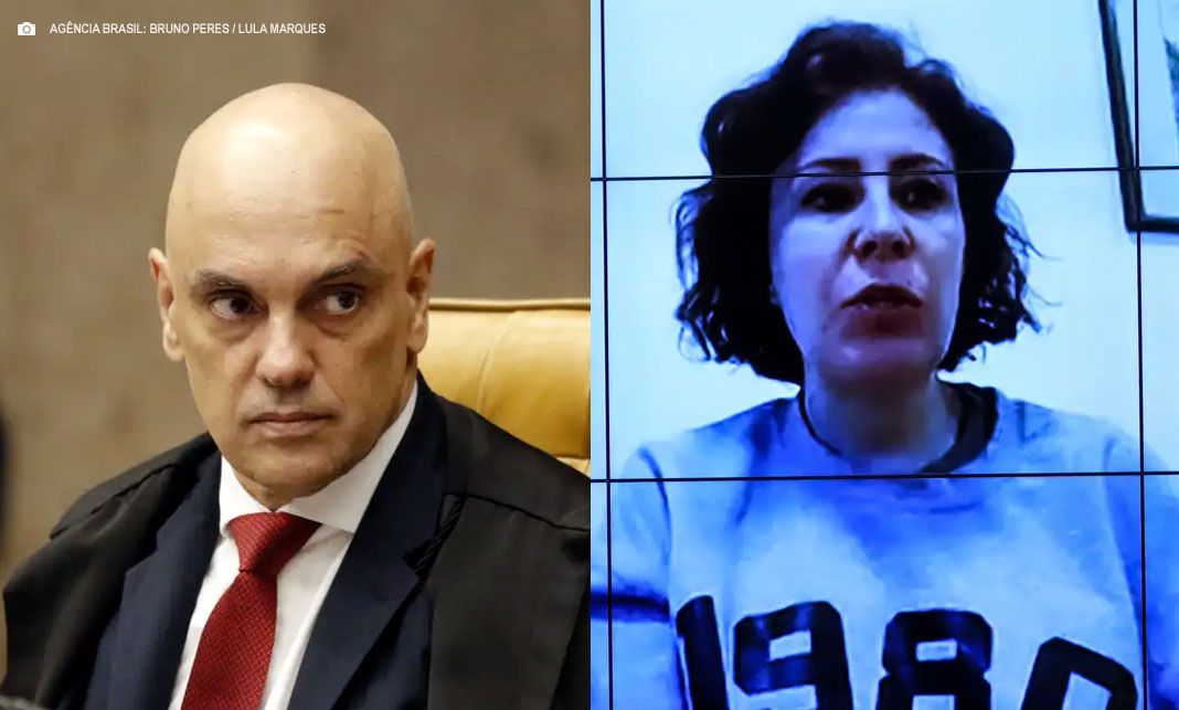 Itália pede informações a Alexandre de Moraes sobre sistema prisional para extradição de Carla Zambelli