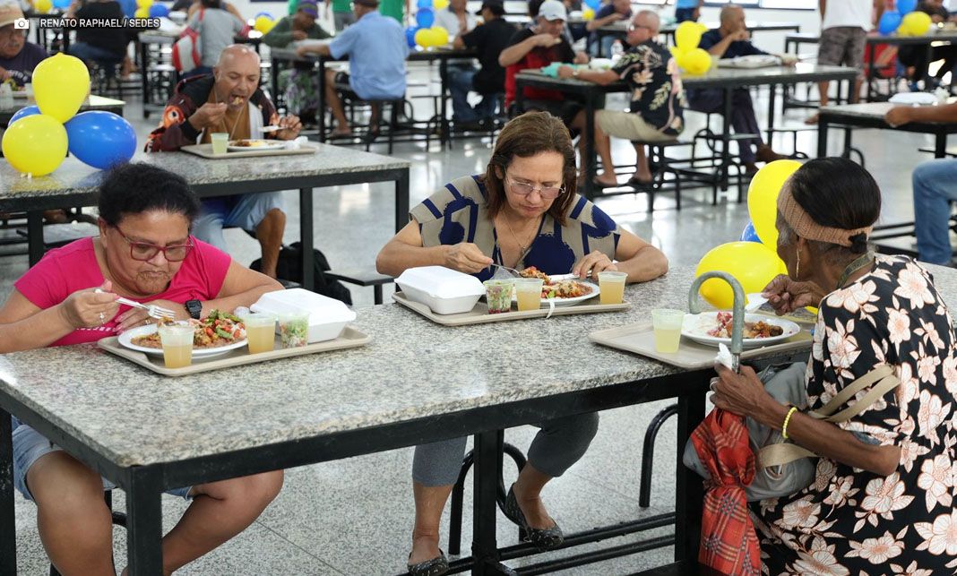 Restaurantes comunitários do DF servem mais de 17 milhões de refeições em 2025