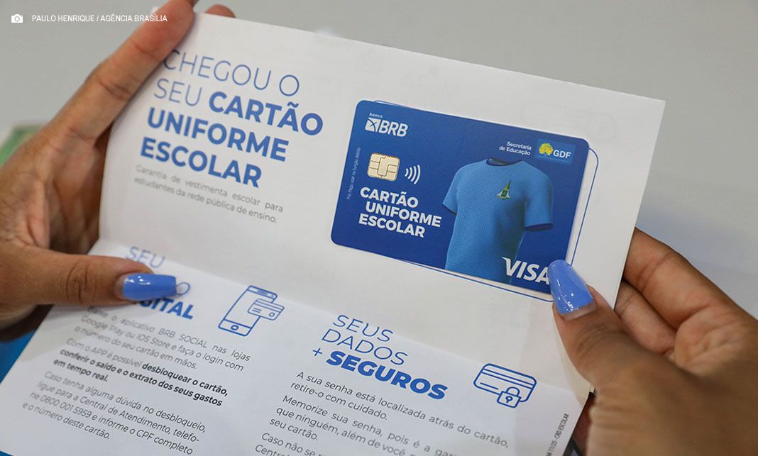 Prazo para retirada do Cartão Uniforme Escolar termina em 21 de janeiro